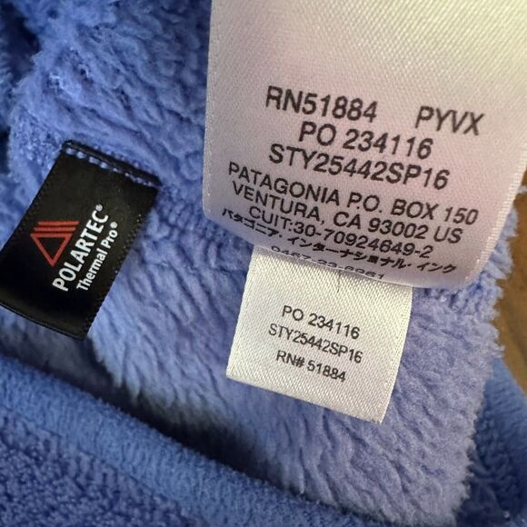 PATAGONIA W's Re-Tool Snap-T Fleece Pullover Sweater #25442 in Purple - Picture 8 of 9